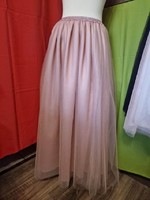 Wedding asz36h - 5-layer transition powder maxi tulle skirt glitter
