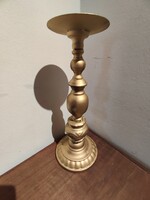 Large vintage metal candle holder