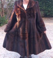 Women's maxi mink coat