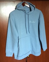 Pale blue brand new, hooded top, nice soft L size for sale cheaply!