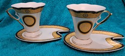Porcelán csésze tányérral (M4383)