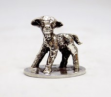 Ezüst bárány miniatűr figura (ZAL-Ag119439)
