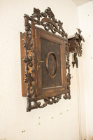 Richly carved wall teak