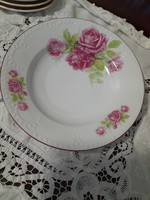 Wall plate with pink pearls