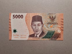 Indonézia-5000 Rupia 2022 UNC