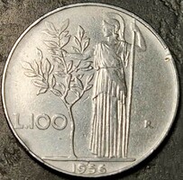 100 Lira, Italy, 1956.