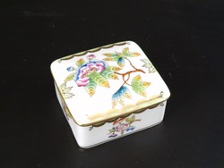 Herend richly painted victoria pattern vbo box