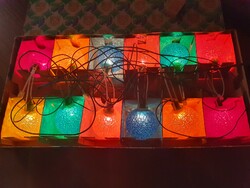 Retro Christmas zlatokov reflex light string in a box