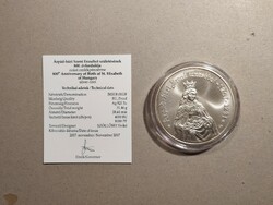 Magyarország-Árpád-házi Szent Erzsébet, ezüst, 5000 Ft, 2007 BU