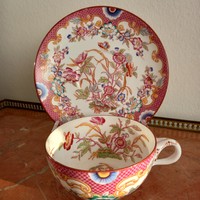 Antique faience tea set