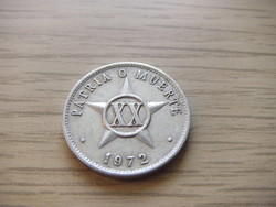 20 Centavos 1972  Kuba