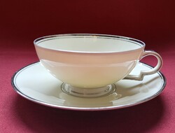 Art deco hc chodau Czechoslovak sudetendeutsches German porcelain coffee tea set cup saucer