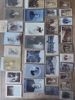 Old photos from before and after 1900 until about 1918. 33 pieces in one! - 556