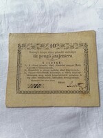 Rye 10 krajcár 1849