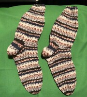 Hand-knitted warm socks for 42/43 feet