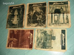 Five issues of the Magyar széro weekly magazine 1943-1944 - ii. World War - lots of photos