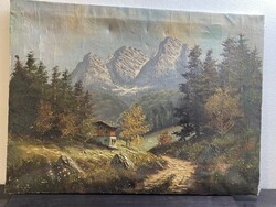 Unknown painter: magic of mountains