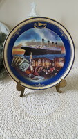 Titanic limitált porcelán gyűjtői tányér