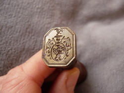 Antique noble seal press antique letter seal family coat of arms seal press 19. Sz lion with saber