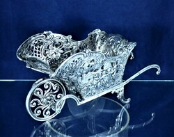 A curiosity!!! Antique silver bonbon holder hanau, ca. 1890!!!