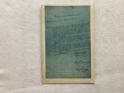 Kossuth's letter to his scrolls.