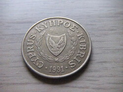 20 Cents 1991 Cyprus