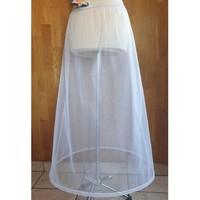 New, custom-made white 1-ring petticoat, tire, step reliever