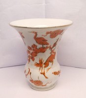 A beyer & bock vase with a special pattern from Germany, a unique antique artefact rarity