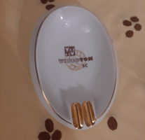 Hollóházi videoton sc lettering, logo ashtray, ashtray