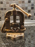 Loft industrialis vintage angol csuklós padra szerelhető öntöttvas csősatu satu