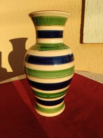 Large majolica vase from Hódmezővásárhely: 34.5 cm, flawless, no minimum price