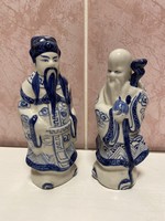 Chinese figurative porcelain in a pair