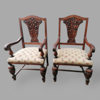 Neo-Renaissance chair, throne chair - 2 pcs