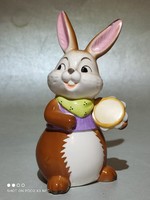 Goebel porcelain bunny figurine with bunny musical instrument