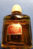 Red Moscow Soviet cologne, approx. 50 Ml, full bottle / bottle with original label, from around the 60s/