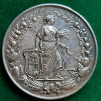 National Hungarian Economic Association, medal of distinction, hallmarked silver