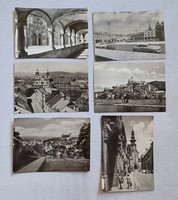Picture postcards from Slovakia, from the 1950s and 1960s. 6 pieces