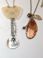 Necklaces, butterfly and floral (1049)