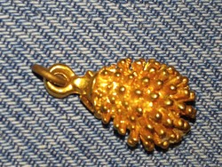Fairy vintage hedgehog pendant