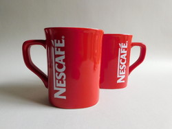 Nescafé - classic red mugs - 2 pieces