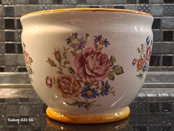 Capodimonte vintage Italian rose pot