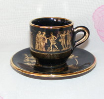 Greek gilded cup with placemat