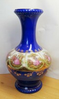 Vintage germany elw bavaria. Porcelain vase with romantic scenes, flawless