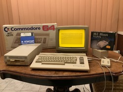 Commodore 64 komputer szett