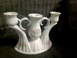 Wonderful 3-branch porcelain candle holder