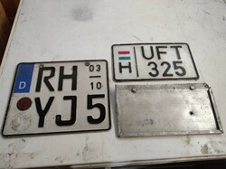 Old license plates for collection