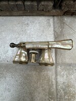 Binoculars with antique shells