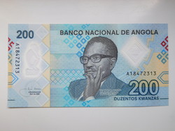 Angola 200 kwanzas 2020 unc polymer