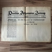 German newspaper depicting Adolf Hitler in 1919