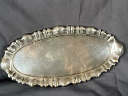 Old silvered tray